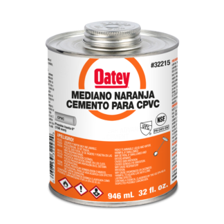 Pegamento CPVC Mediano Naranja 1/4 Gl (32 OZ) OATEY