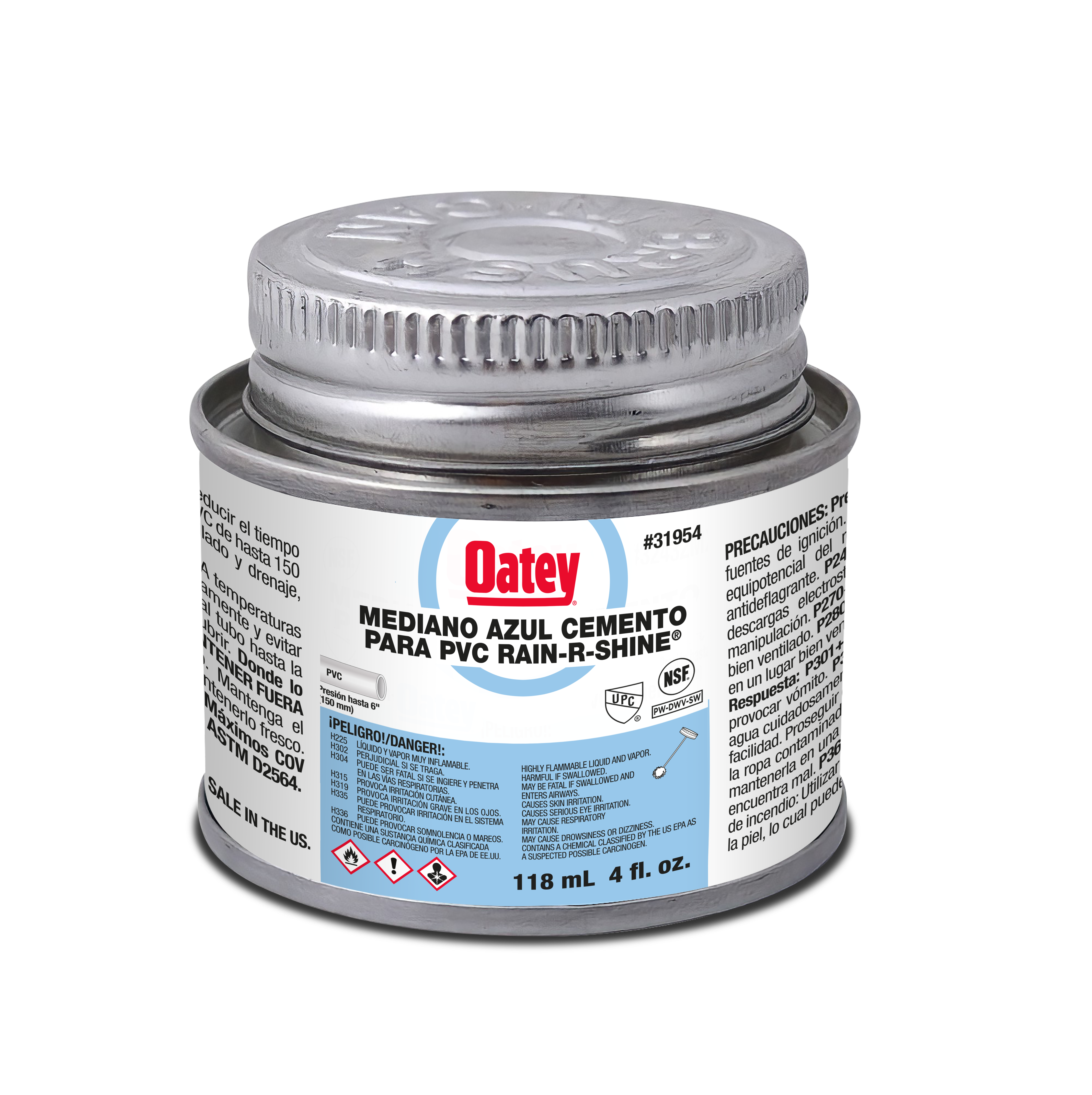 PEGAMENTO PVC RAIN AZUL 1/64 (2 ONZ) OATEY 32297