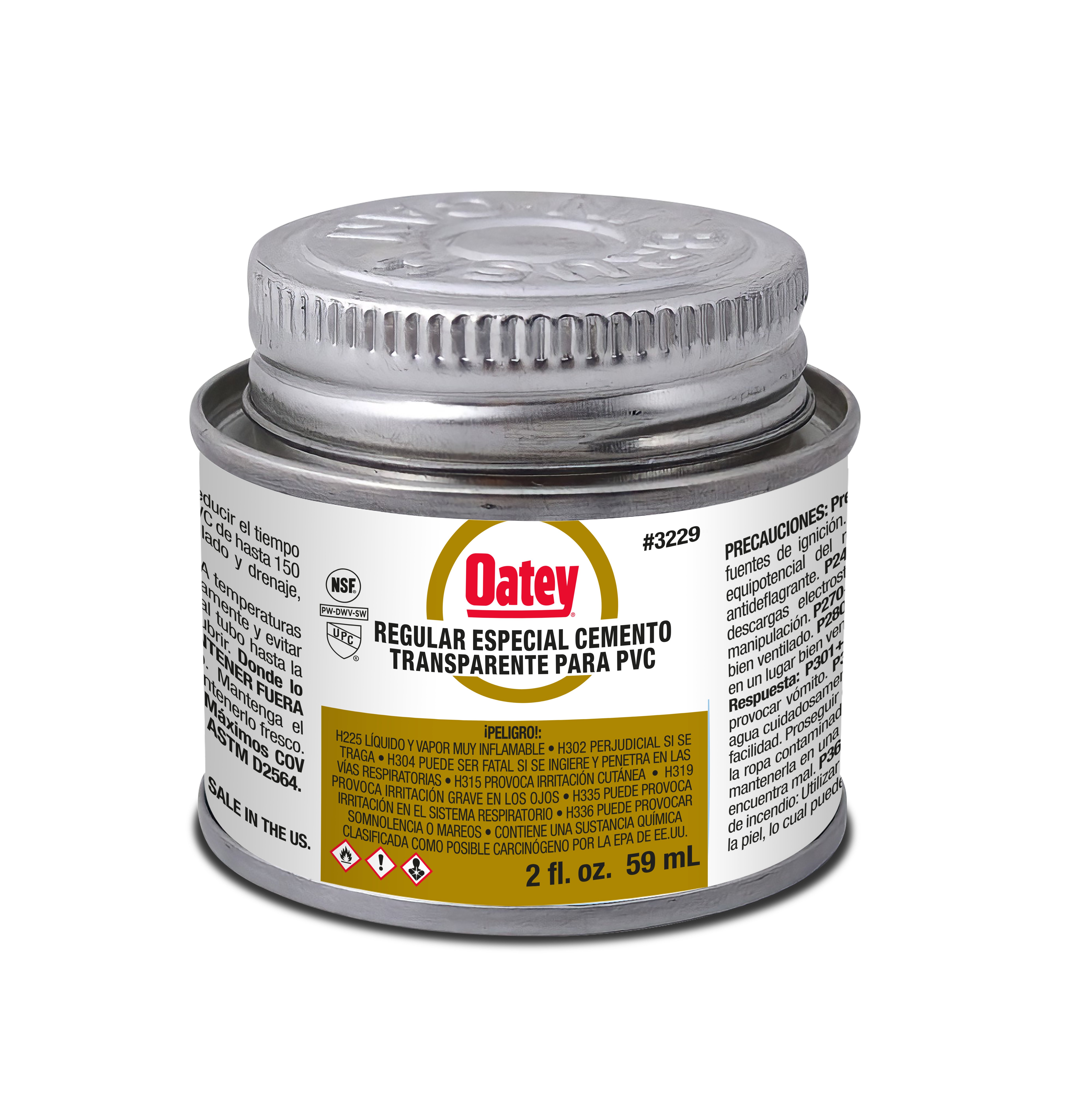 PEGAMENTO PVC REG. DORADO 1/64 (2 OZ) OATEY