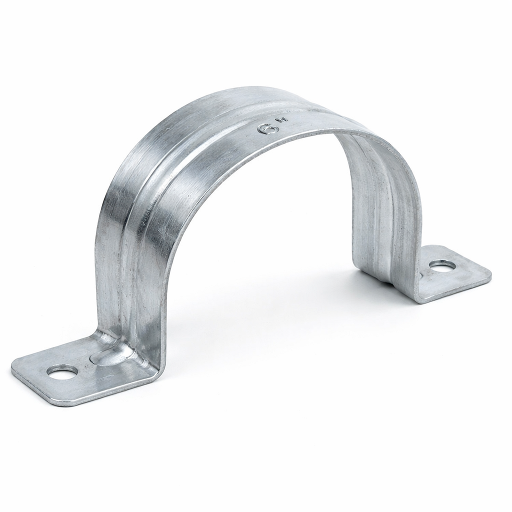 Abrazadera Metal Doble Oreja para Tubos 4"