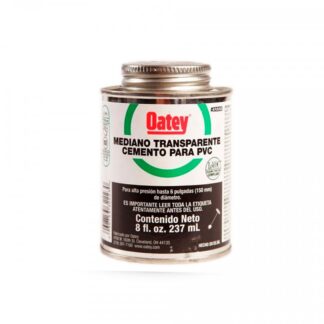Pegamento PVC Mediano Negro 1/16 Gl (8 onzas) OATEY