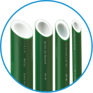 TUBO CLASE 10 DE 40 MM PPR CAPA ANTIBACTERIANA ROTOPLAS