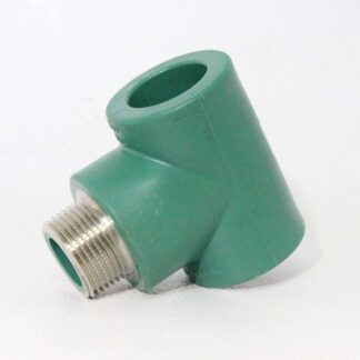 TEE C/ROSCA CENTRAL MACHO 25 MM x 3/4  ROTOPLAS