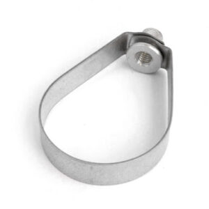 Abrazadera Gota Metal para Tubos 1.1/2" Importada