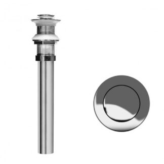 DESAGUE CROMADO PUSH DE 1.1/4 X 10'' SIN REBOSE METUSA