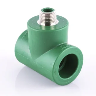 TEE C/ROSCA CENTRAL MACHO 25 MM x 1/2  ROTOPLAS