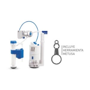 JUEGO DE ACCESORIOS PARA TANQUE BAJO DUAL METUSA