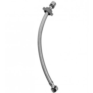 TUBO ABASTO ACERO INOXIDABLE 1/2'' X  1/2'' X 40CM M-H METUSA