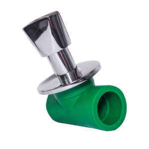 LLAVE DE PASO DE EMPOTRAR - 20 MM CROMADA  ROTOPLAS