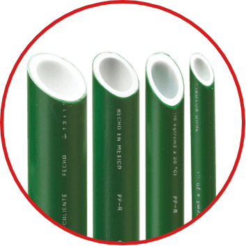 TUBO CLASE 16 DE 40 MM PPR CAPA ANTIBACTERIANA ROTOPLAS