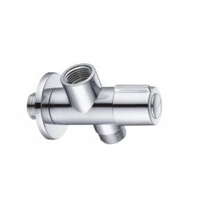 LLAVE CON DOBLE SALIDA PARA INODORO Y DUCHA  BIDET METUSA