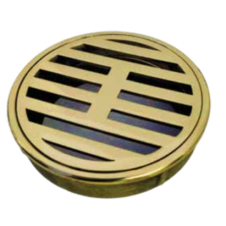 Sumidero Bronce Pulido de 2" Marsano