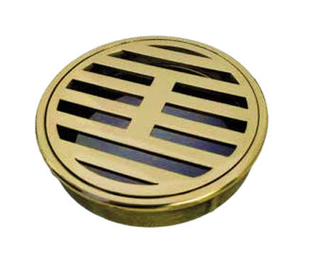 Sumidero Bronce Pulido de 2" Marsano